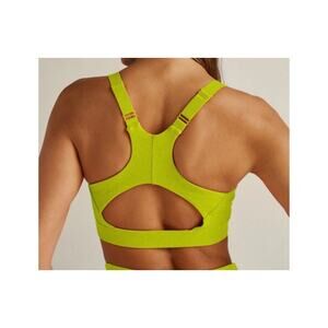 Women's Beyond Yoga Spacedye On Center Bra Lime Citron Size small athleisure